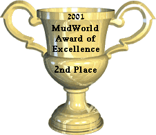 MudWorld Award of Excellence Trophy - 2nd Place trohpy